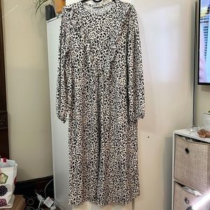 Leopard Print Zara Maxi Dress